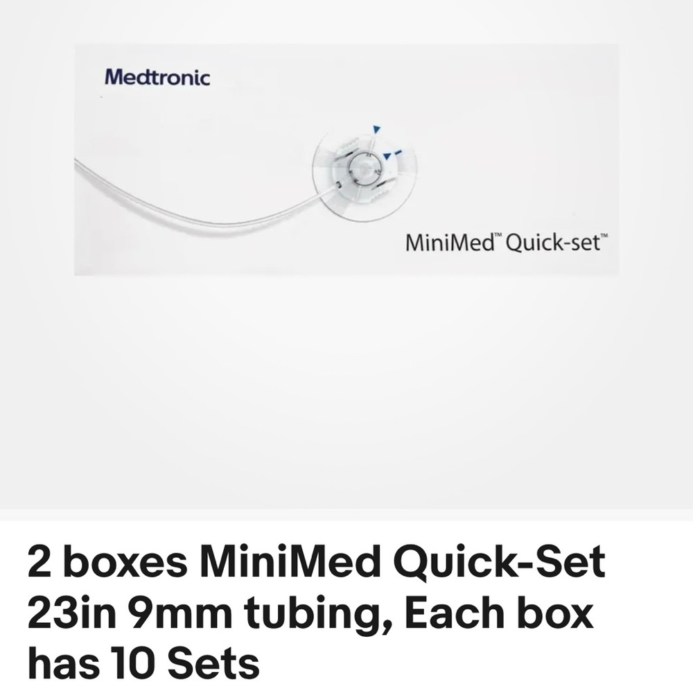 2 boxes New/Sealed MiniMed QuickSet Infusion Sets